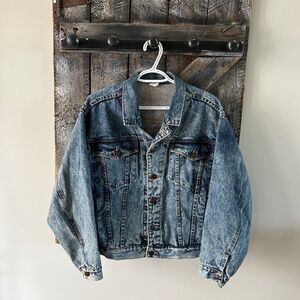 Men's Vintage Hutch Acid Wash Jean Jacket